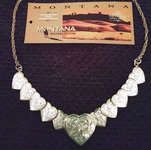 Montana West heart necklace